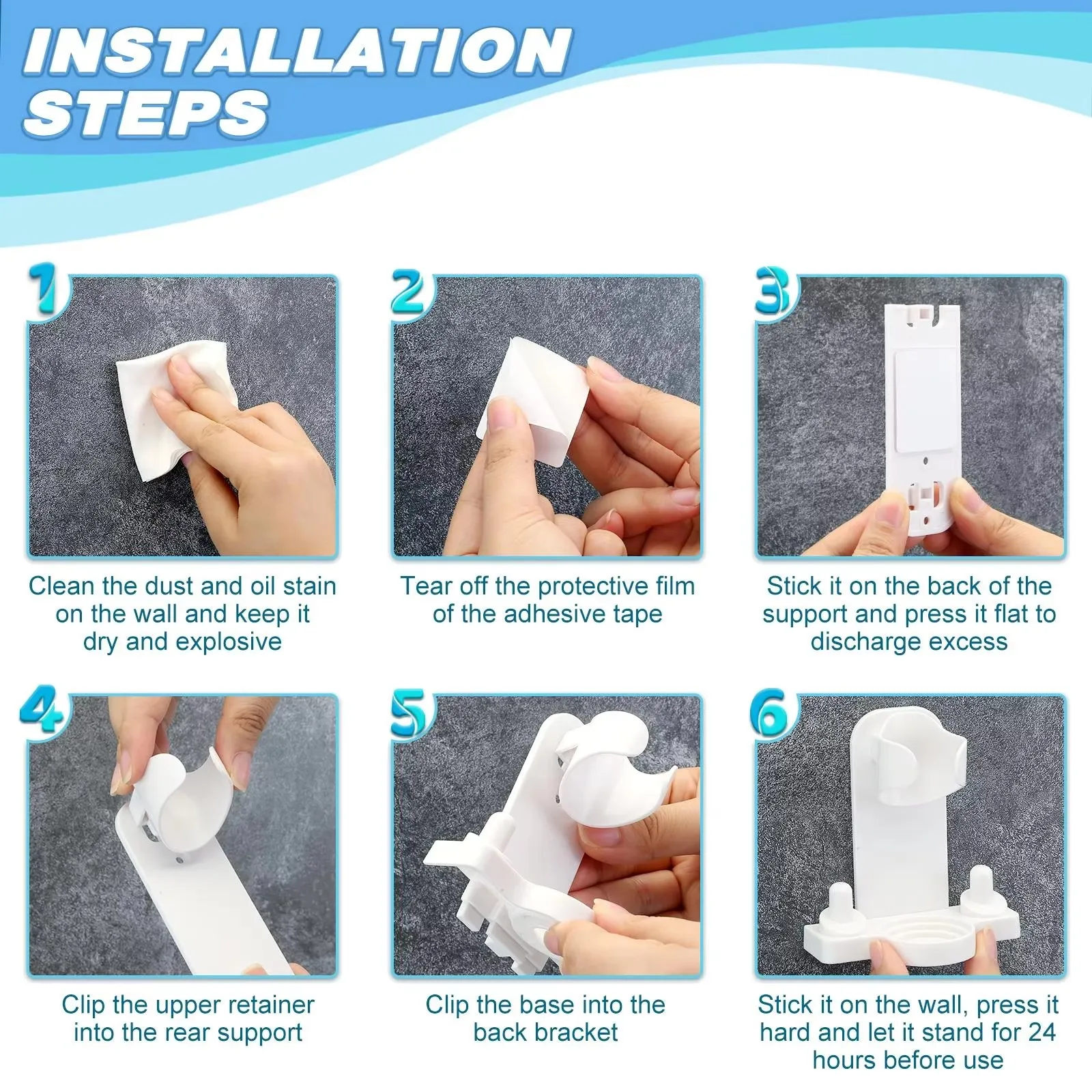 粘着式電動歯ブラシホルダー壁掛け歯ブラシヘッドラックオーガナ - Toothbrush Holder Set のレビューと価格