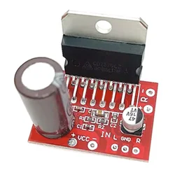 Placa Módulo Mini Amplificador de Potência, Canais Duplos Estéreo, Amplificador de Áudio, TDA7379, CD7379, DC 9V-17.5V, 38W + 38W