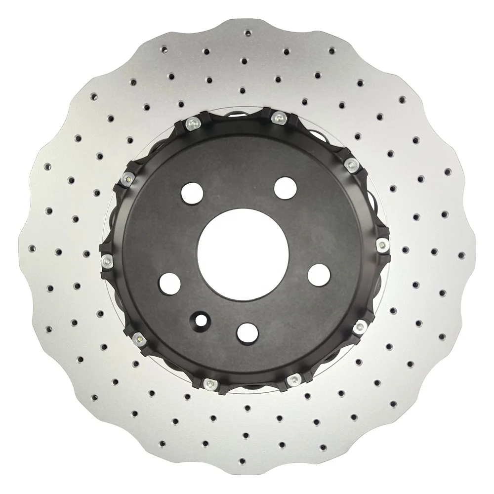 

Break Rotors And Pads Accessories Custom Front Floating Brake Discs Kit For Tesla S Plaid 380X32MM