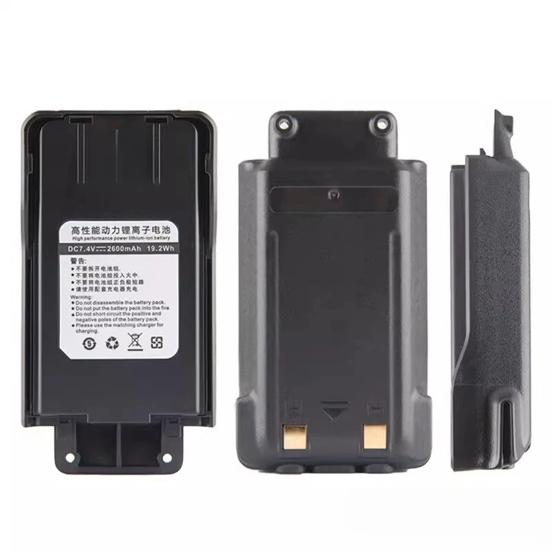 [UV-10R Battery] for Baofeng UV-10R BF-S9plus UVB3plus S9pro 7.4V 2600mAh TYPE-C Thickened Walkie Talkie Battery Lithium Battery