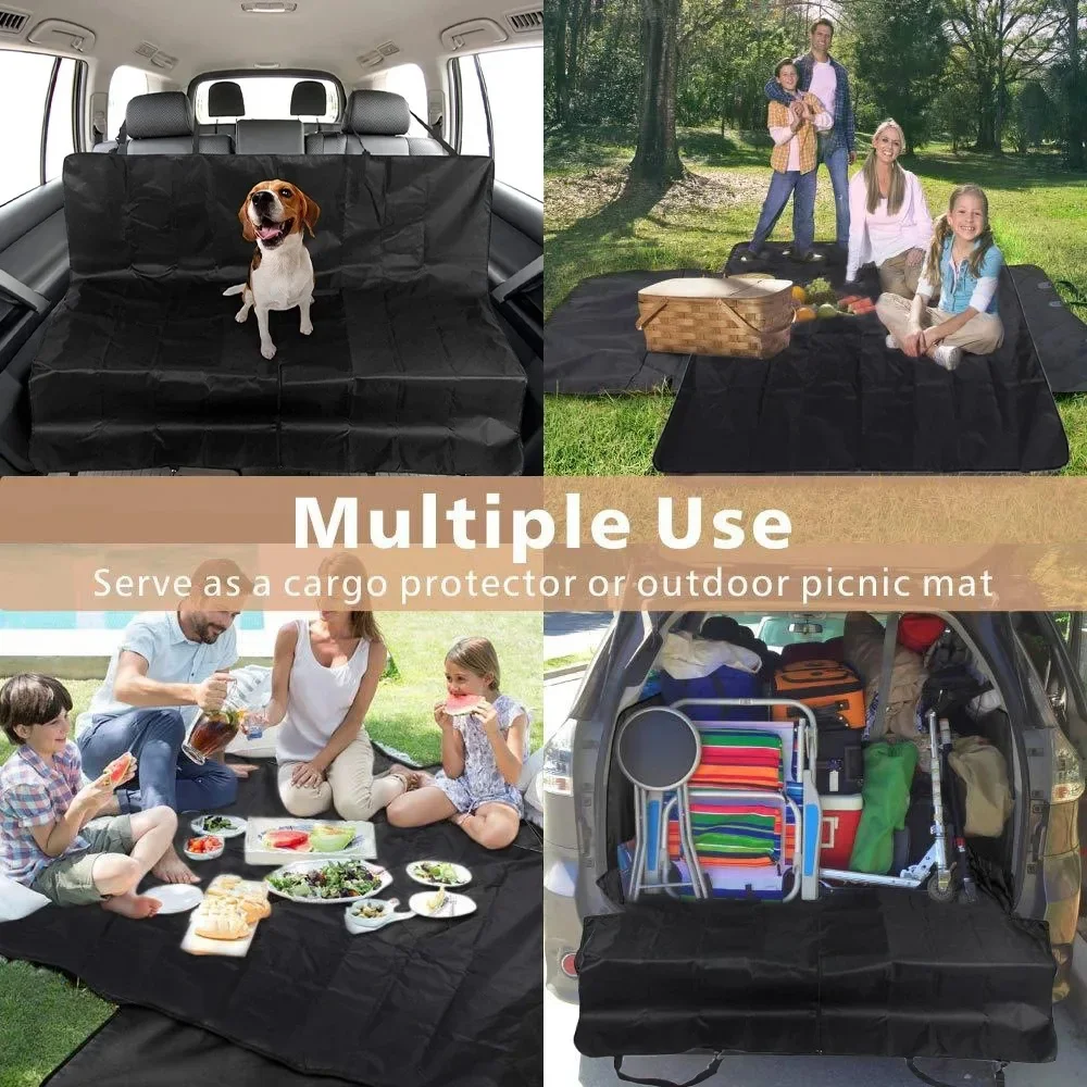 Waterproof Pet Carrier Dog Car seat Pet Travel Dog Carrier Hammock Car Rear Back Seat Protector Mat Safety Carrier For Dogs