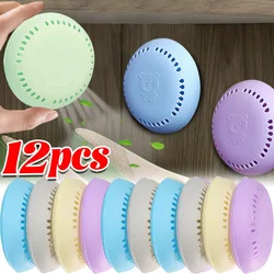 Round Solid Air Fresheners Toilet Aromatherapy Lasting Deodorization Solid Air Freshener for Bedroom Wardrobe Car Household