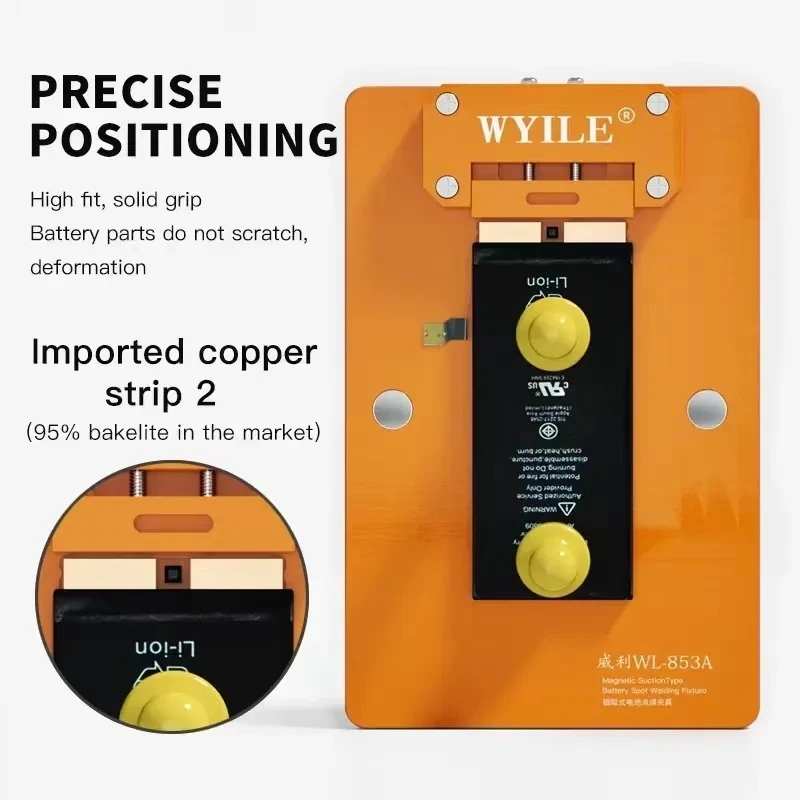 WYLIE WL-853A Mobile Phone Battery Welding Fixture for iPhone XS~13 Pro Max Welding Fixed Repair Fixture