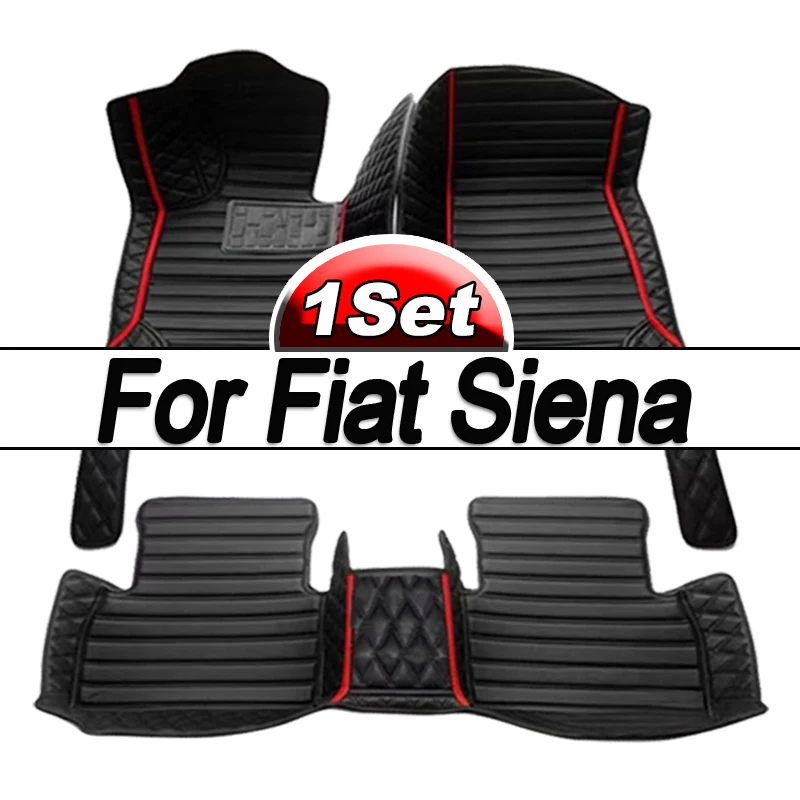 

Автомобильные коврики на заказ для Fiat Siena 2004, 2005, 2006, 2007, 2008, автомобильные роскошные кожаные коврики для мужчин и женщин, коврики для автомобиля с полным покрытием