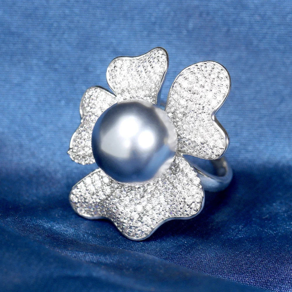 

Модное сверкающее кольцо 2025 года с кубическим цирконием, кольцо на палец, женские украшения, подходят для подарков-почесников в банкетах и вечеринок