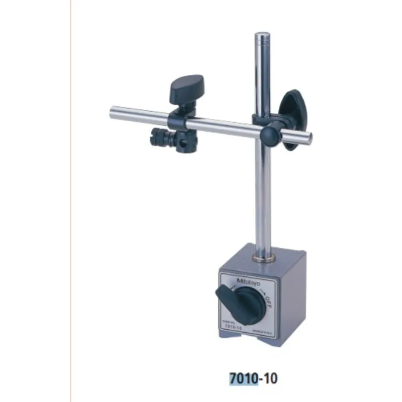 Miernik zegarowy Mitutoyo Japan Lever Magnetic Table 7031-10 z hydrauliczną podstawą magnetyczną, wysokiej jakości i precyzyjny przyrząd pomiarowy.