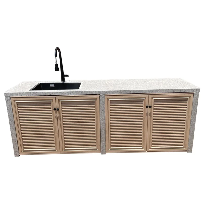 

Умывальник во дворе на открытом воздухе, кухня, верстак, раковина, садовый каменный остров