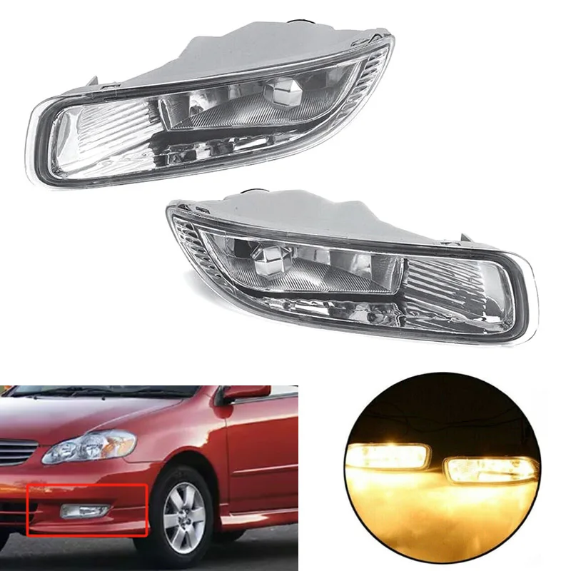 Suitable for Toyota 03/04/05 Corolla front fog lamp assembly halogen daytime running lamp bumper lamp anti fog lamp