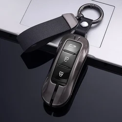 Metal Car Key Cover Key Case Keychain Accessories for Dongfeng Fengguang DFSK Glory 580 Fengon Ix5 Ix7 Seres 3 5 Sf5 2022 2024