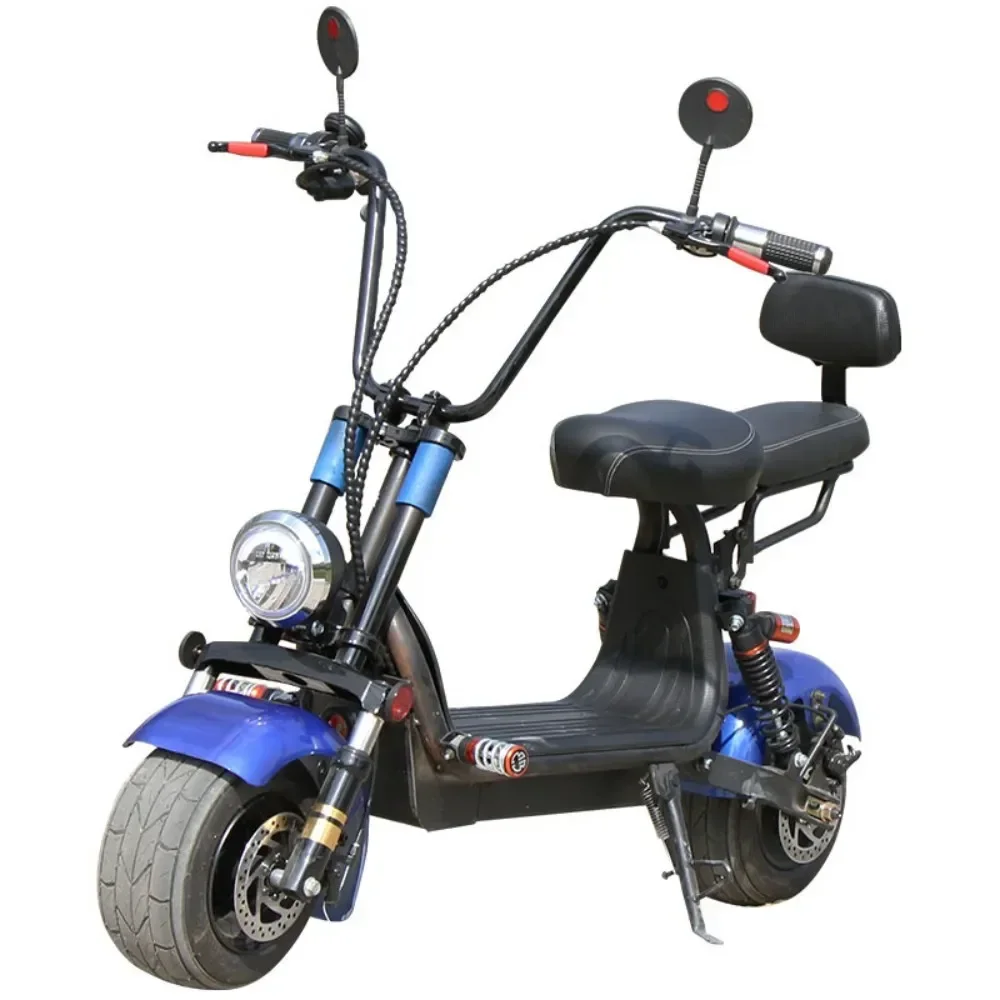 800W Lithium Battery Scooter 35 Km/h Two Wheel Electric Motorcycles for Parents and Children