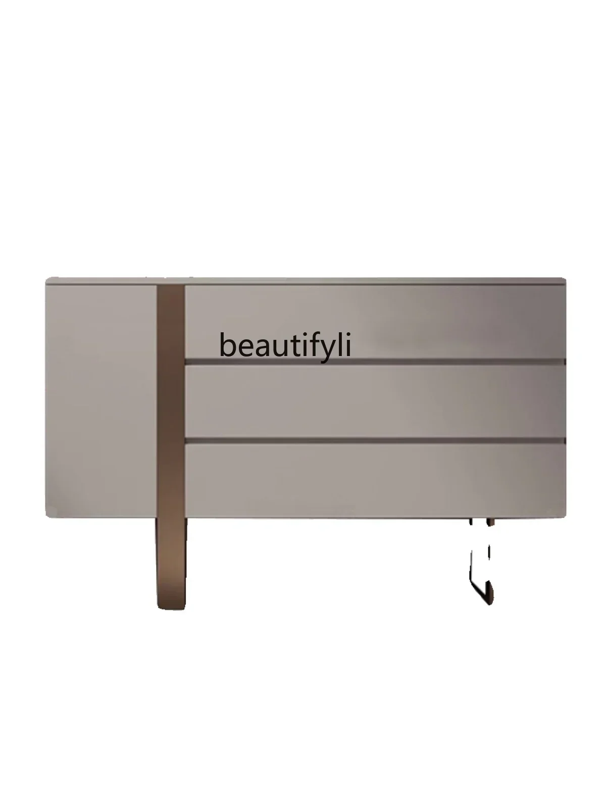 

Q181 Italian-Style Light Luxury Chest of Drawers Solid Wood Multi-Functional Living Room Bedroom Locker Entry Door Sideboard