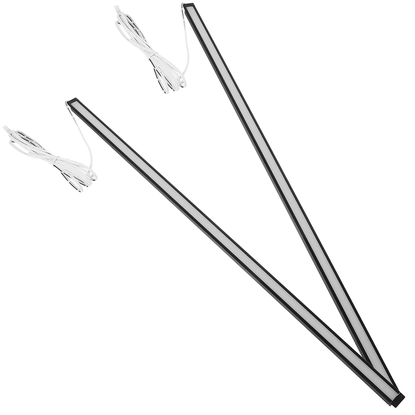 2 pçs ultra estreito led sob luzes do armário para cozinha quarto armário prático decoração de casa sob luzes do armário