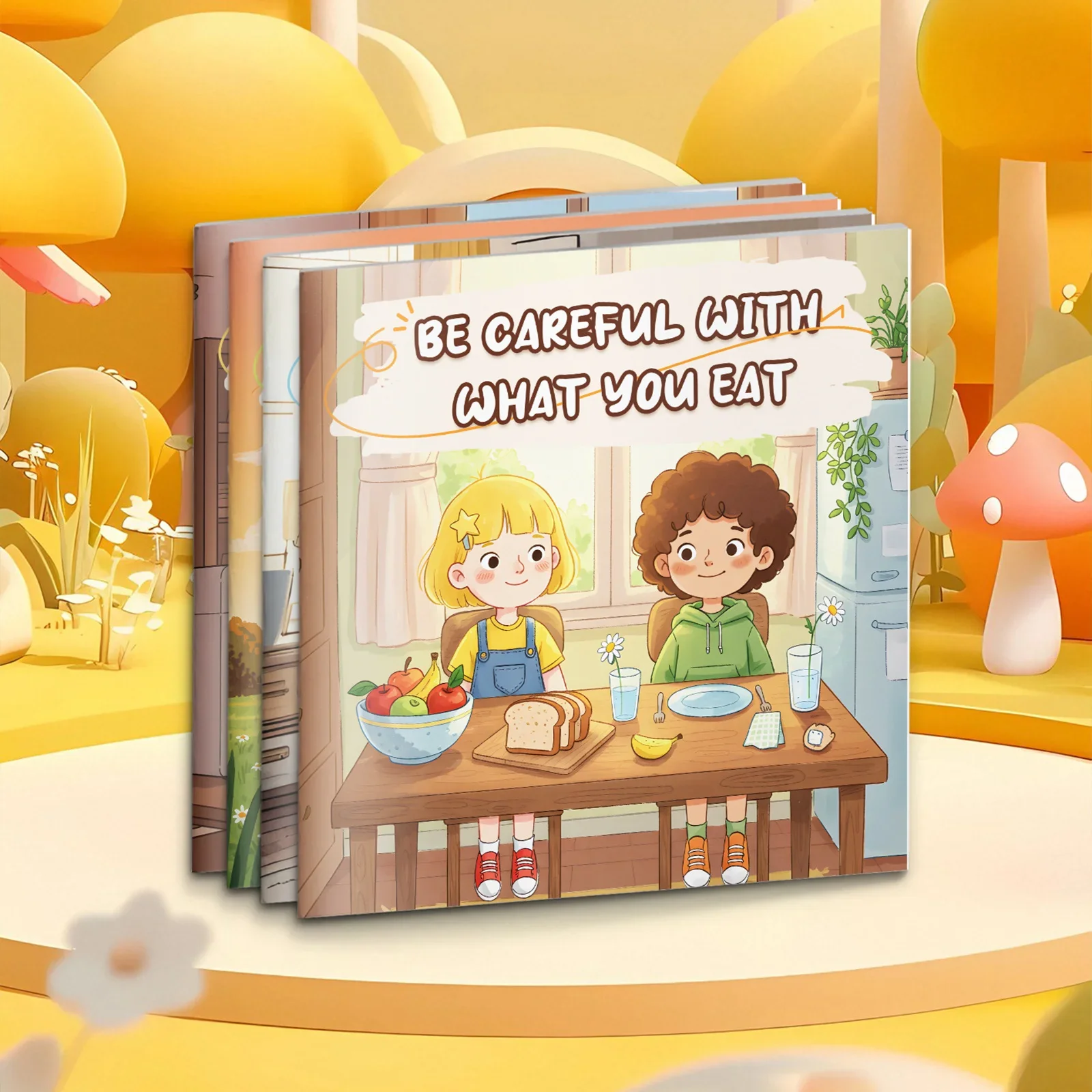 Children’s Everyday Safety Story Collection, A 4-Book Read-Aloud Set Teaching Kids Essential Life Skills Including Food Safety