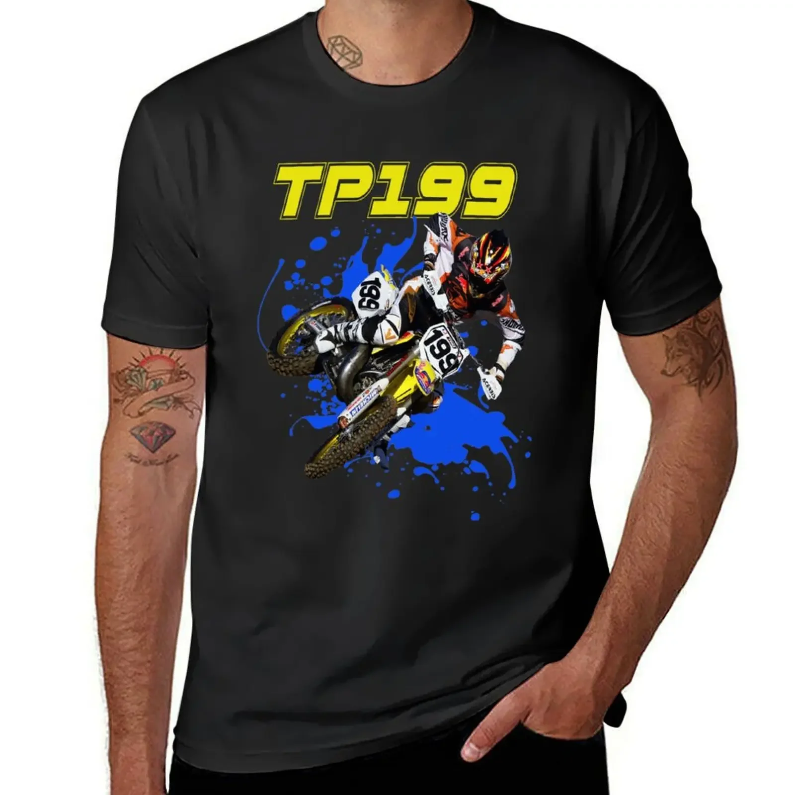 Travis Pastrana 199 Motocross and Supercross Champion 199 Dirt Bike Gift Design Essential . T-Shirt sports fans t shirts for men