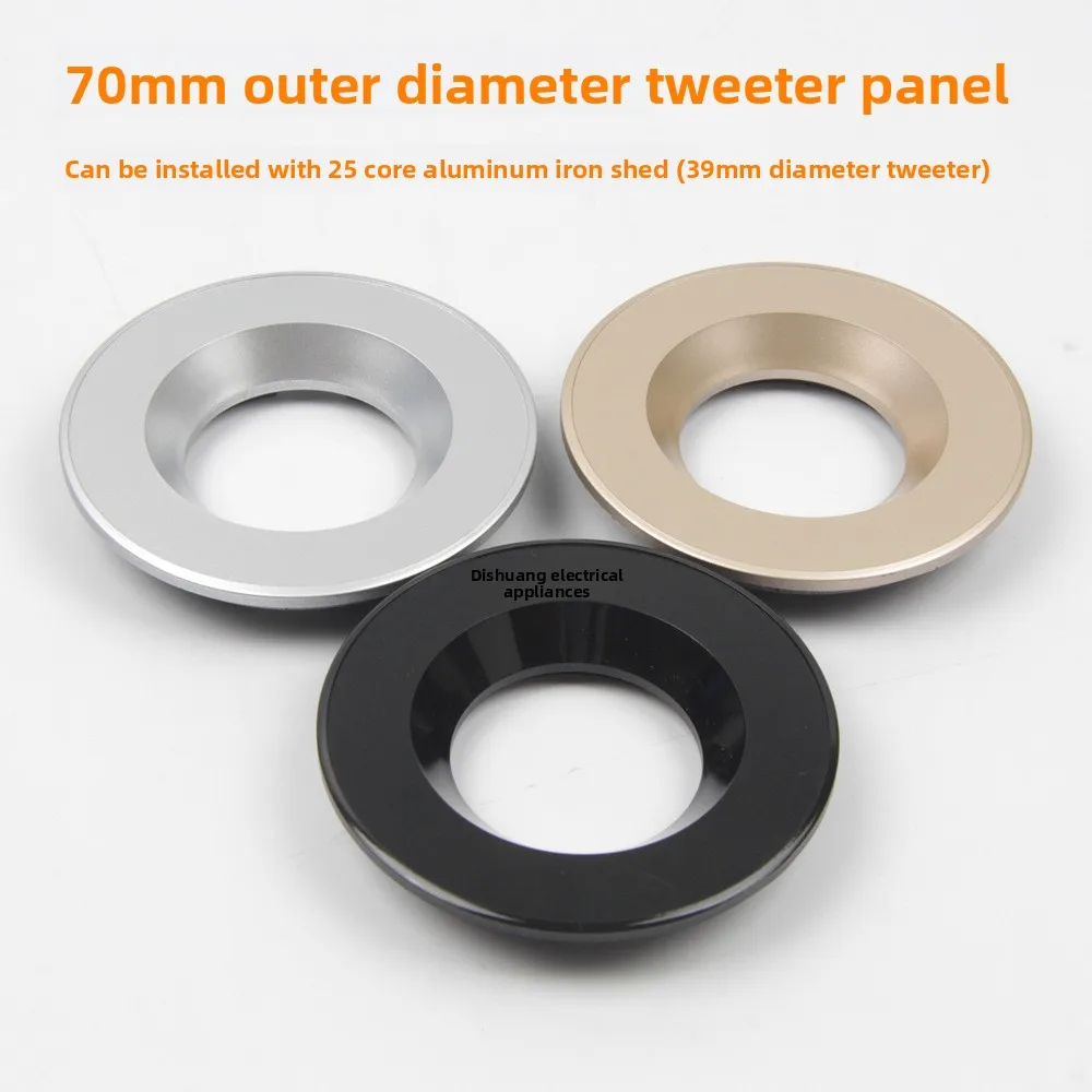 VYOPBC 4PCS Speaker Bezel Trim Ring 3" 4" 5" 6.5" 8" Plastic No Hole Decorative