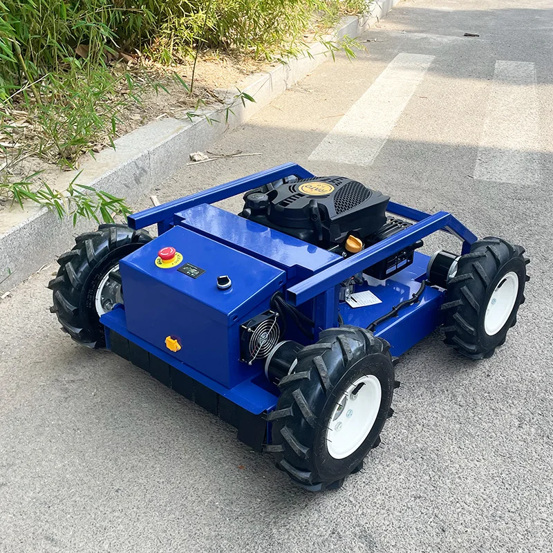 カスタマイズ可能な高性能全地形対応リモコン式ゼロターン芝刈りロボット 24V プロ仕様