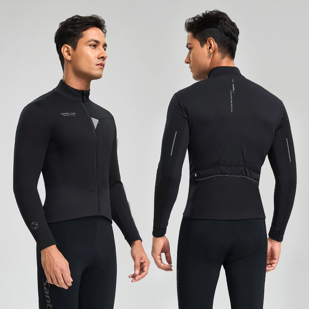 Santic Camisa Térmica Ciclismo Inverno Manga Longa