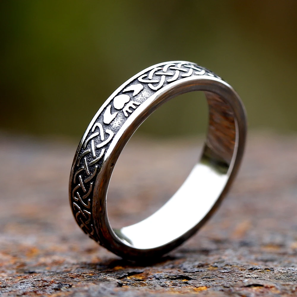 New ceative design Girlfriend Gift Fashion viking lover couple ring For Man WomenWedding Gift jewelry