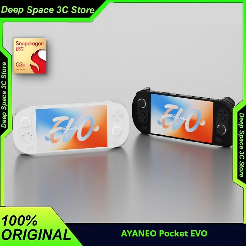 

In Stock AYANEO Pocket EVO G3x Game Console Gen2 Android Handheld 7" OLED Display 165Hz High Refresh Rate Gaming Accessory