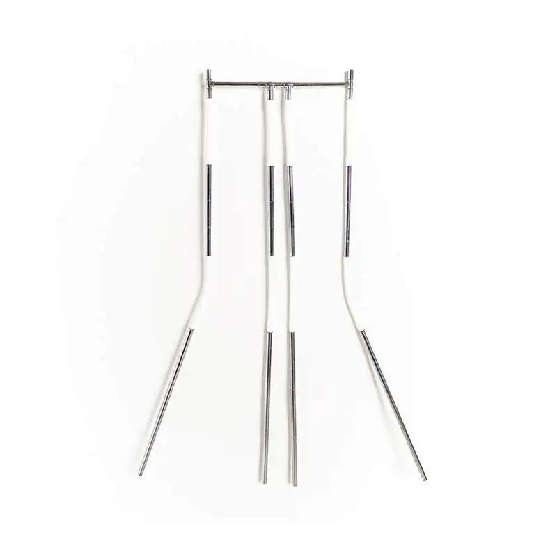 4-Link Multi-Functional Invisible Pants Hanger - Adjustable Photography Prop for Clothing Display & Flat Lay