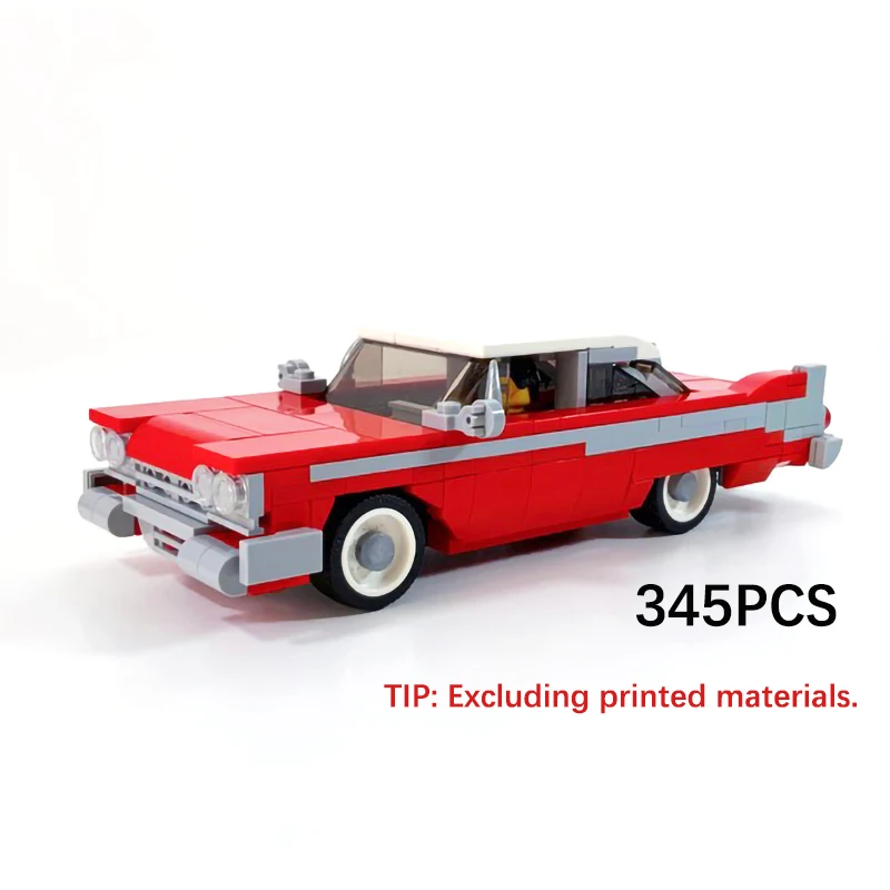 

Классический роскошный седан MOC-79879 красный винтажный гоночный автомобиль строительные блоки игрушки 345 шт. совместимый бренд технология подарок сборка игрушек
