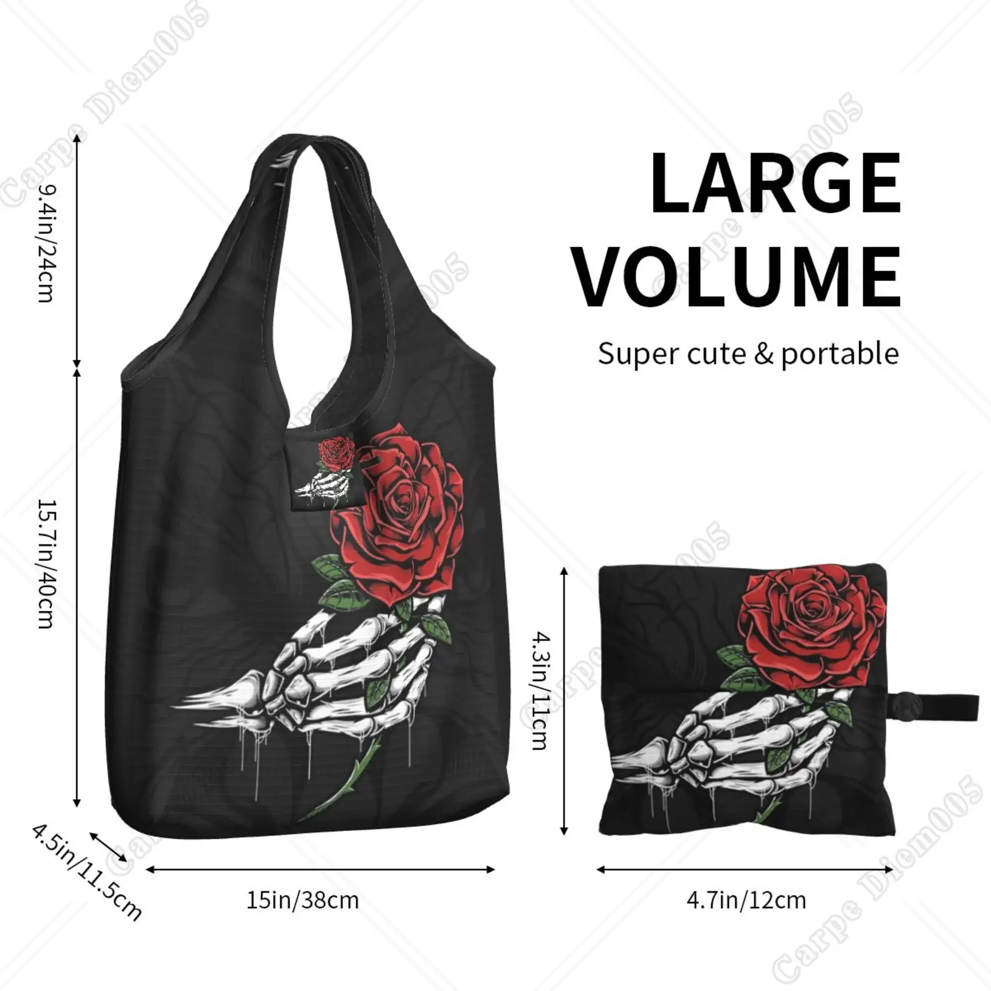 Custom Logo Women Shopper Bag Shopping Bag Foldable Shopping Bag Portable Tote Bag Grocery Bags One Size