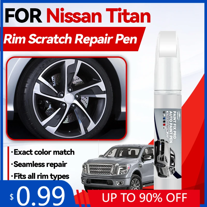 

Карандаш-корректор для колесных дисков Nissan Titan 1990-2026: ремонт царапин, восстановление краски, DIY