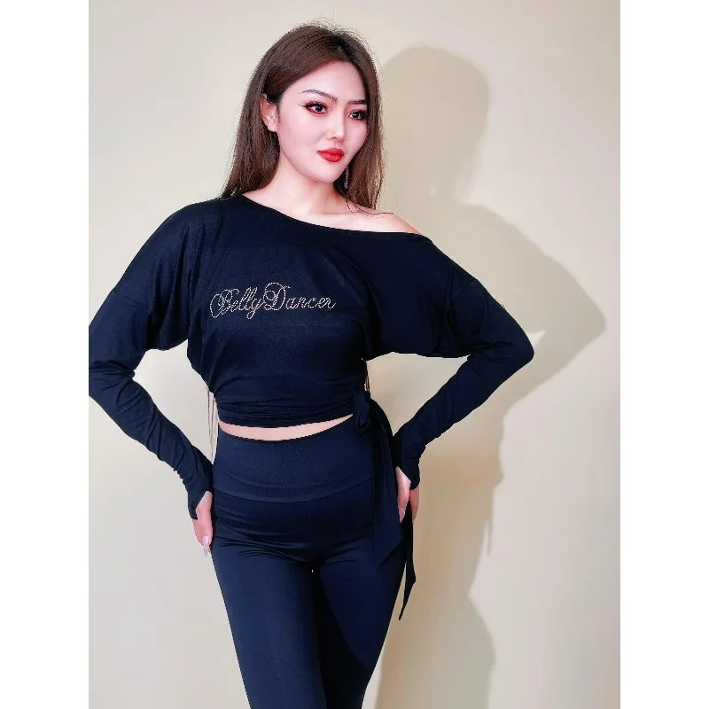 Customized Belly Dance Costumes Modal One Collar Top