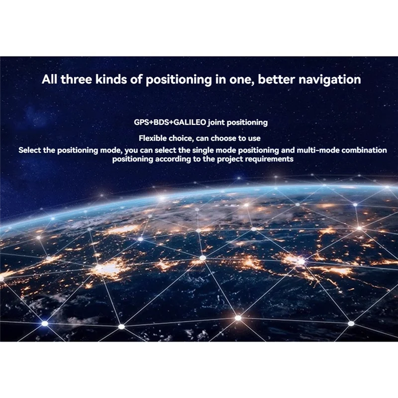 A33T-M10 GPS Module Built-Inqmc5883 Compass Flash Chip GPS+BDS+GALILEO 25X25mm Forrc FPV Long Range Airplane