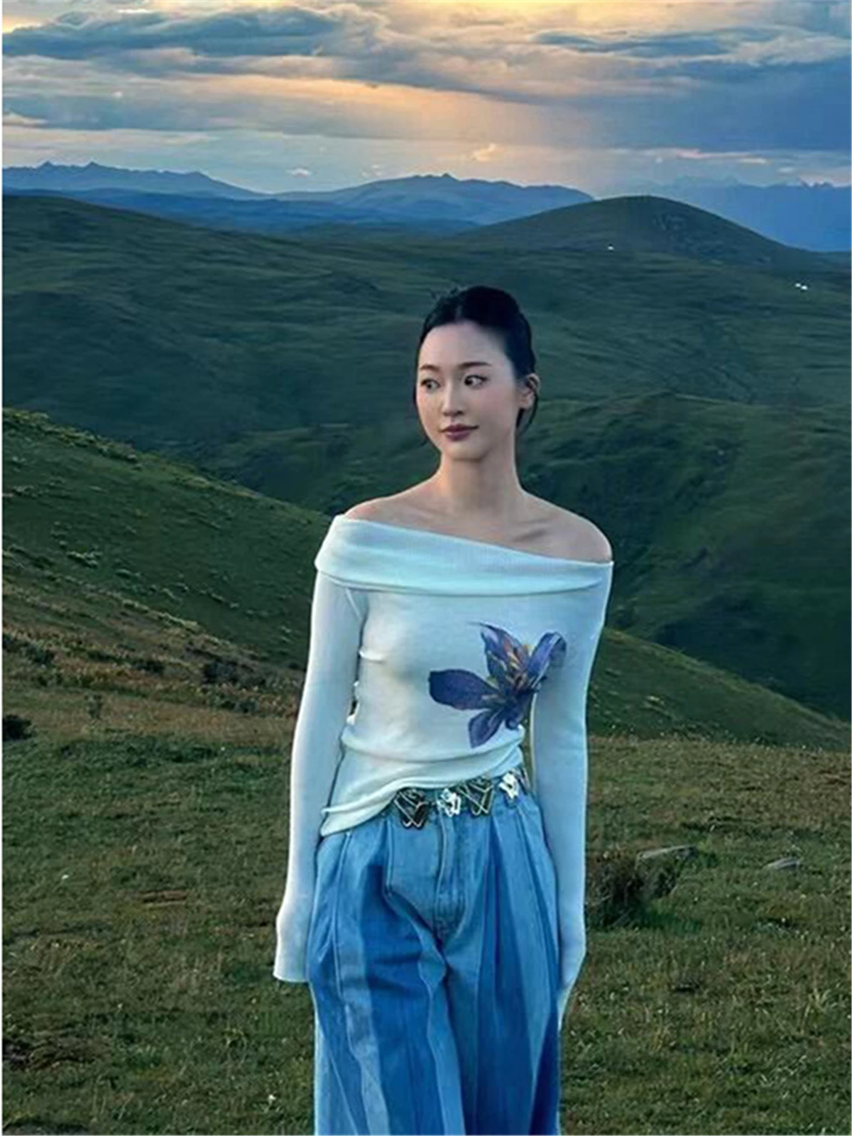 

Sweaters Jumpers Pullovers Women New Ins Coffee Cup Pattern Regular Winter Tassels Patchwork Cafe Sexy Sweet Knitwear Softy Warm