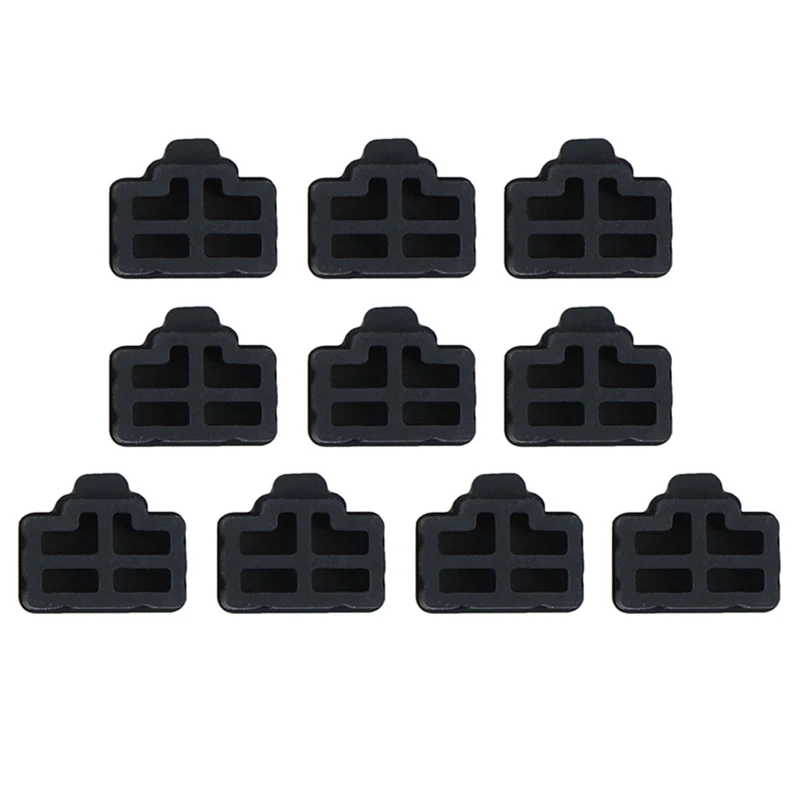 Steker Pelindung Port Hub Ethernet Hitam Putih untuk Pengganti Betina RJ45 D5QC