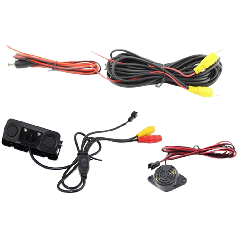 Distance Detection System LED Rear Camera For Nighttime Driving 170 Degree Wide Angle CVBS Video Mode 12V Voltage System