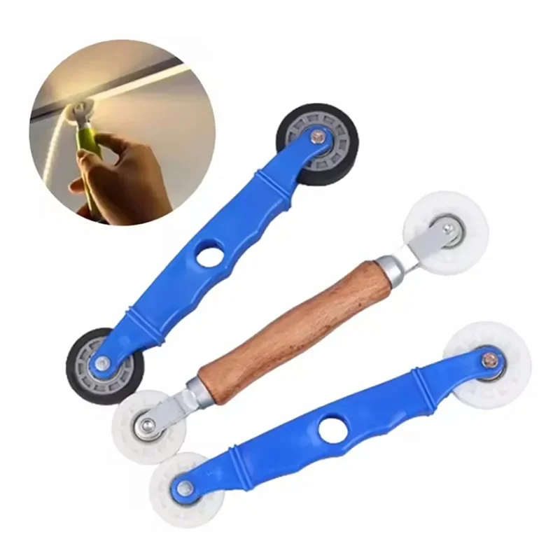

1Pc Rubber Mesh Wheel Window Install Tool Window Screen Hand Installation Repair Roller Yarn Double-Head Pressure Pulley
