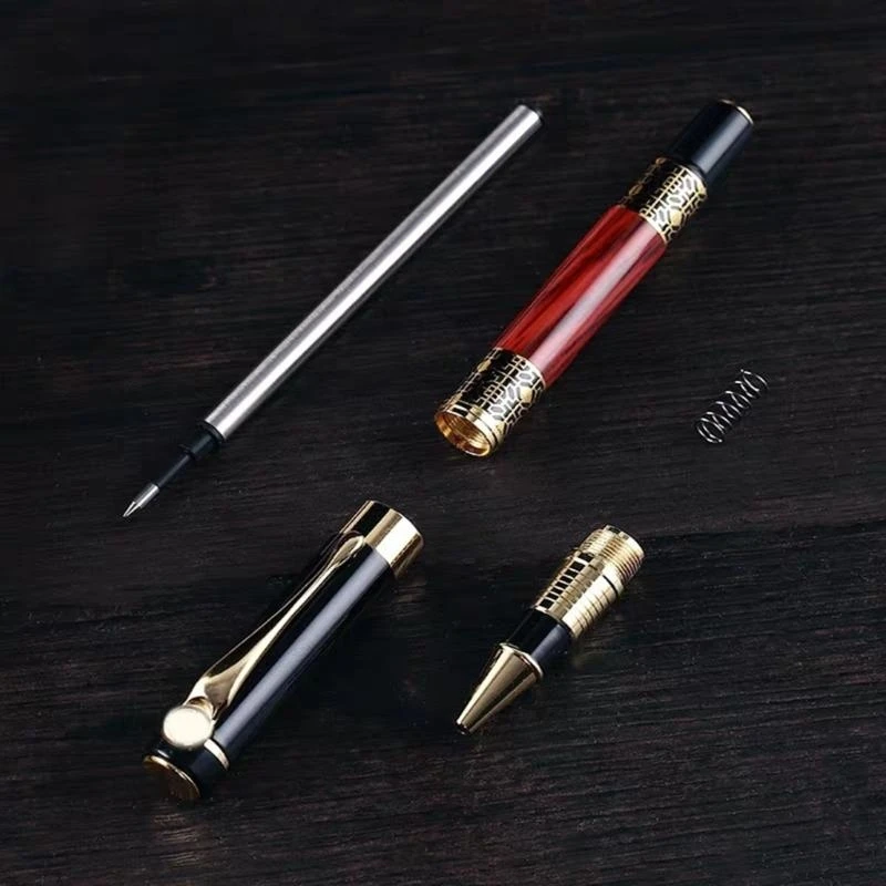 Metal Grain Roller Ballpoint Pen Retro Fountain Pen Writing Pen for Executive Office,Business,Women Men best sale image 3