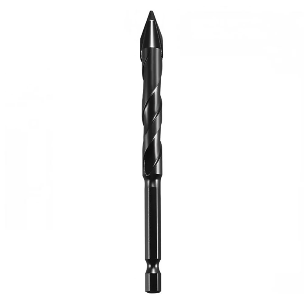 6/8/10/12mm Carbide Head Drill Bit Eccentric For Granite Tile Wood Metal Glass Power Tool Accessories