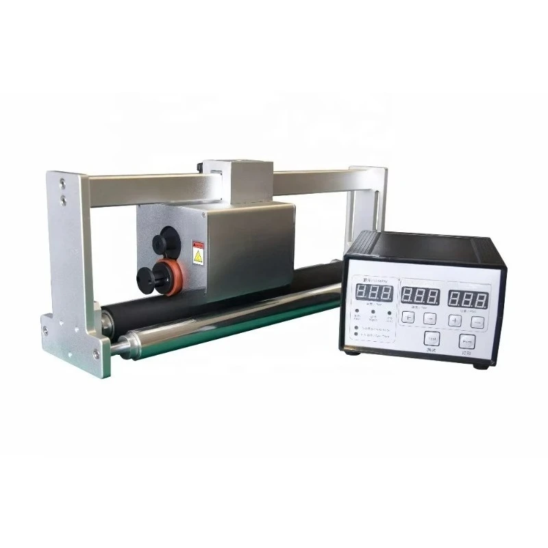 High Speed Ink Roll Coder Dry Soild Ink Printer Plastic Bag Expiry Date Coding Printing Machine