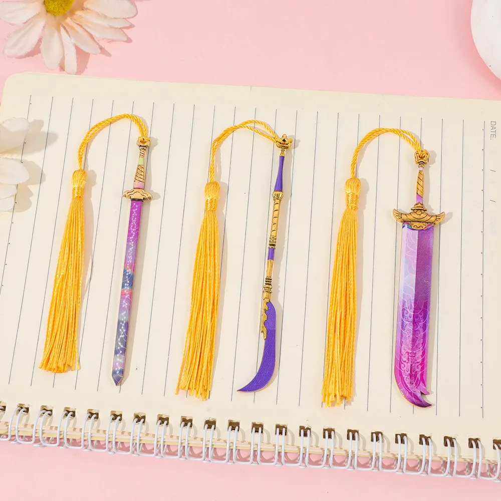 

K- POP Devil Girl Metal Bookmark Anime Fan Favorite Gift Book Lover Book Charms School Supplies for Friends Office Stationery