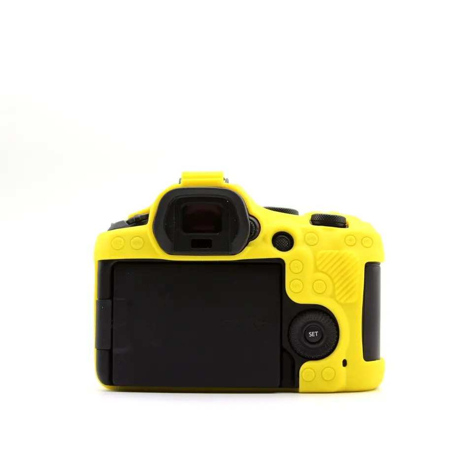Custodia In Silicone Per Canon EOS R6 Mark III – Antiscivolo Con 2 Vetri Temperati 9H Inclusi