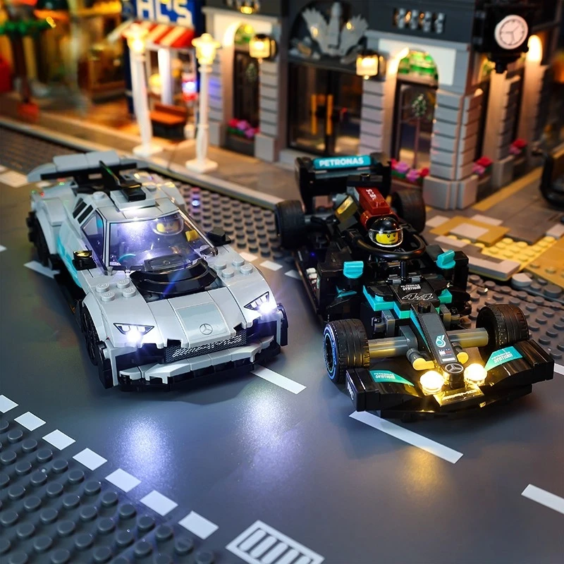 LED Light Set Suitable for LEGO Mercedes-AMG F1 W12 E Performance & Mercedes-AMG Project One 76909 Not Including Building Blocks