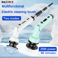 Electric Spin Scrubber 9 in 1 Electric Cleaning 180 degree rotation Power Scrubber with 9 Replaceable Brush Heads Shower Scrubbe