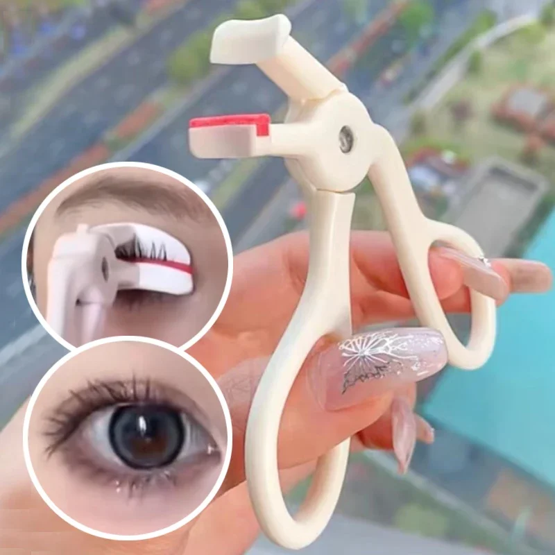 

Silicone Wide Angle Eyelash Curler Natural Curly Eyelash Cosmetic Clip Lash Applicator Professional Eyelash Curler Makeup Tools