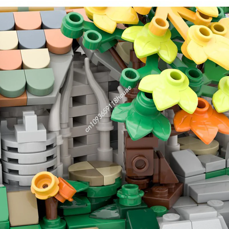 5788PCS MOC The Lords Of The Rings Rivendell Mini Craft Modular Model Building Blocks Stacking Bricks Creative Kid Toy Gift Diy