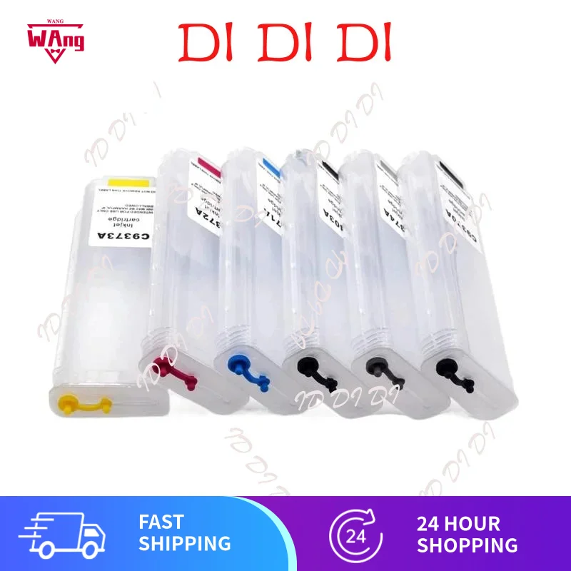 

72 Refillable Ink Cartridge With ARC Chip For HP Designjet T610T620 T770 T790 T795 T790PS HP72 T1100 1200T2300 T1120 Printers DD