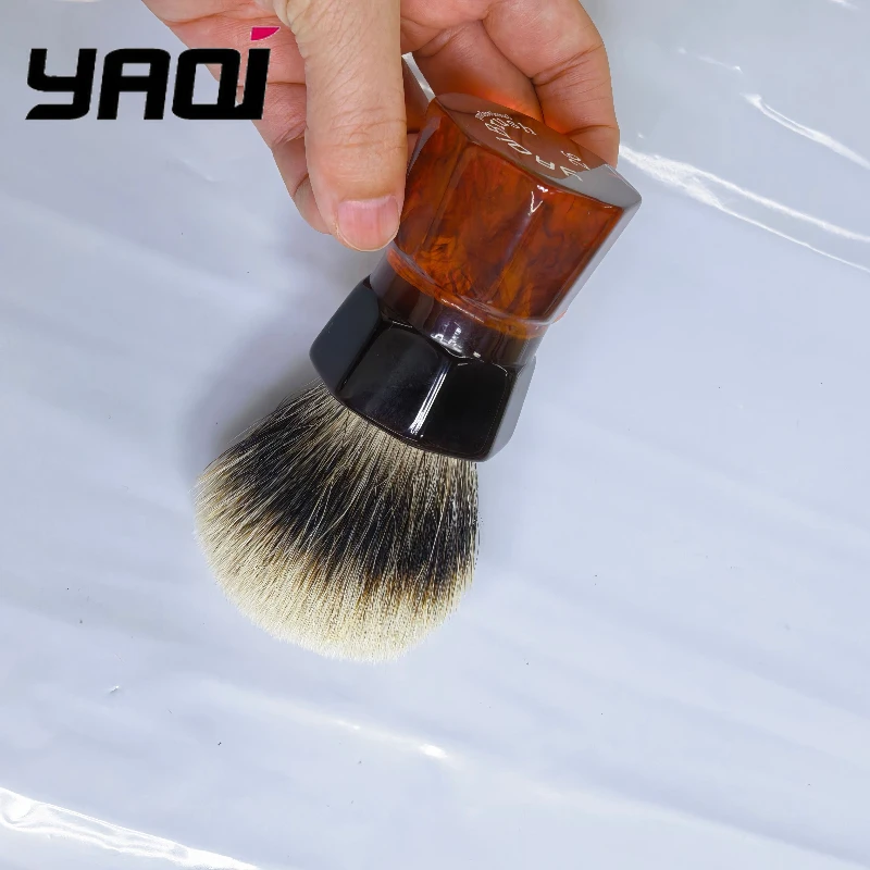 

2026 YAQI Flash Sale! Мужская кисть для бритья Moka Express 26 мм из двухцветного барсучьего ворса