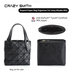 CRAZYSMITH Inner Bag Dupont Paper Bag Organizer Accessories Waterproof Insert Bags for Issey Miyake Mini Tote Storage Handbag