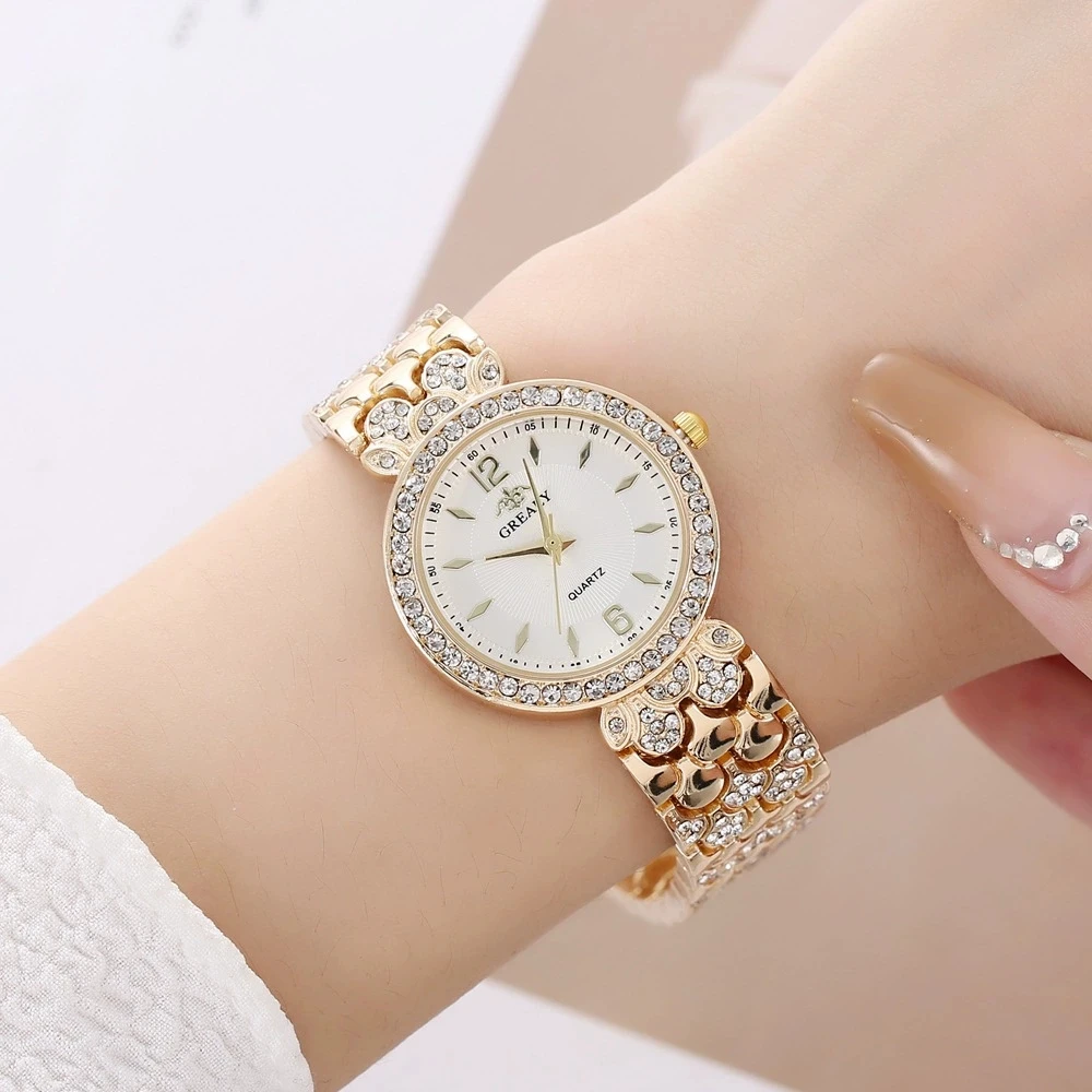 ساعات نسائية خفيفة فاخرة للأعمال للسيدات ساعات كوارتز عصرية بحزام معدني ساعة رياضية سوار ساعة يد نسائية