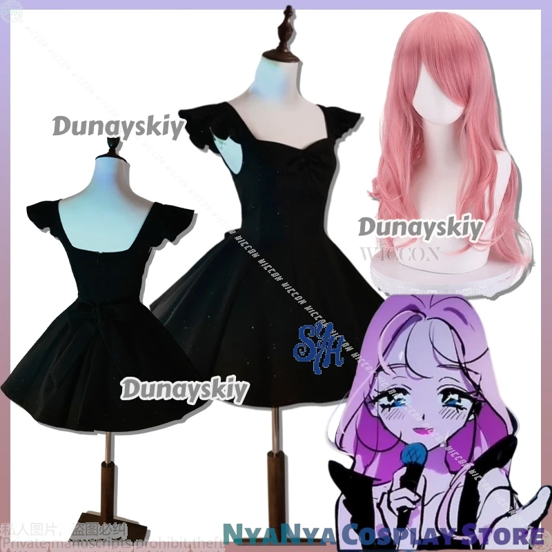 ชุดคอสเพลย์มิซิ ตัวละครเอเลี่ยน จากอนิเมะ ชุดใหม่สำหรับฮาโลวีน ชุดเดรสสีดำเล็กๆ สำหรับการแสดงบอลรูม ชุดยูนิฟอร์มกระโปรงสั้นเซ็กซี่สไตล์โลลิต้า กอธิค ฮาโลวีน
