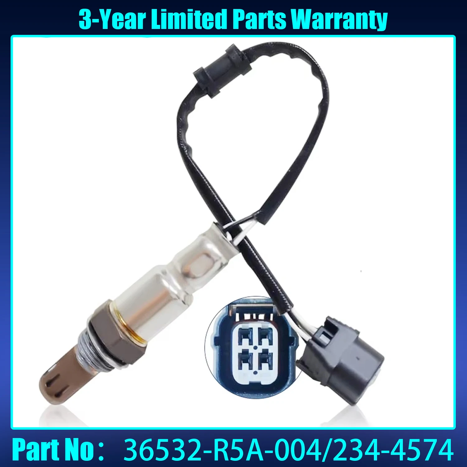 

234-4574 Downstream Oxygen 02 Sensor Compatible withr 2013 2014 2015 2016 2017 Honda Accord 2.4L