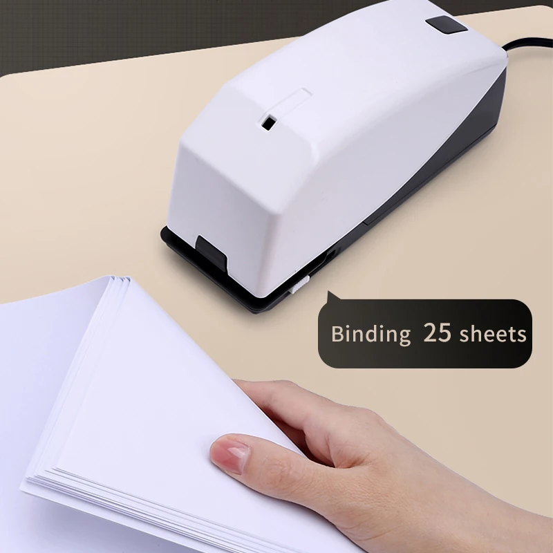 for 55B6 High Quality Office Desktop Standard 25 Sheets Electric Paper Stapler Machines