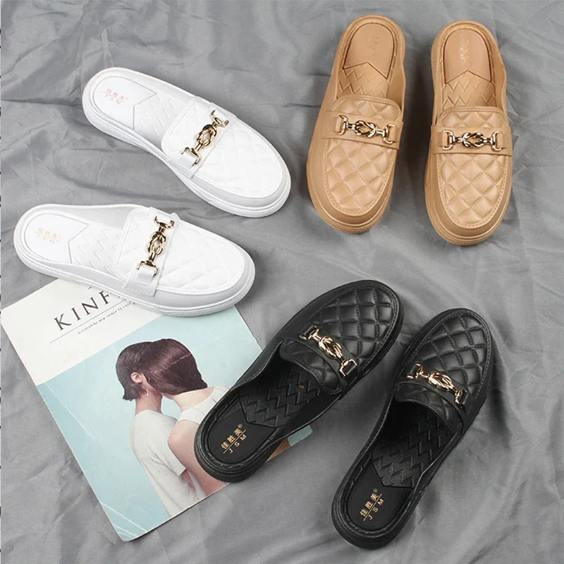 

Женская весенне-летняя новая домашняя обувь из ПВХ на толстой подошве, повседневные сандалии с круглой головкой